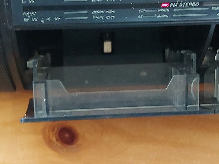 Panasonic Stereo Radio Cassette Recorder, Model RX-FT500, Dual Tape Deck and Radio, Vintage, in very good condition