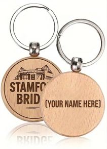 Personalised Chelsea Laser Engraved Supporters Keyring