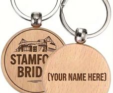 Personalised Chelsea Laser Engraved Supporters Keyring