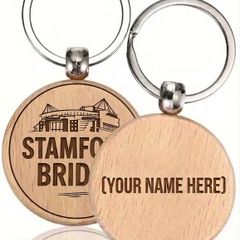 Personalised Chelsea Laser Engraved Supporters Keyring