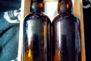 glass storage bottles clip top 1 liter