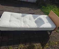 folding bed with mattress