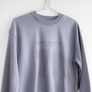 Pre Owned Dunnes Stores Slate Blue Graphic Sweatshirt Image 3