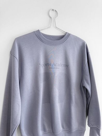 Pre Owned Dunnes Stores Slate Blue Graphic Sweatshirt