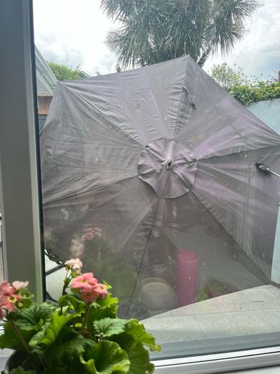 Grey Sun Parasol