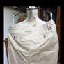 Dunne stores cream stretch cotton skirt, new never worn with Stretch. Image 2