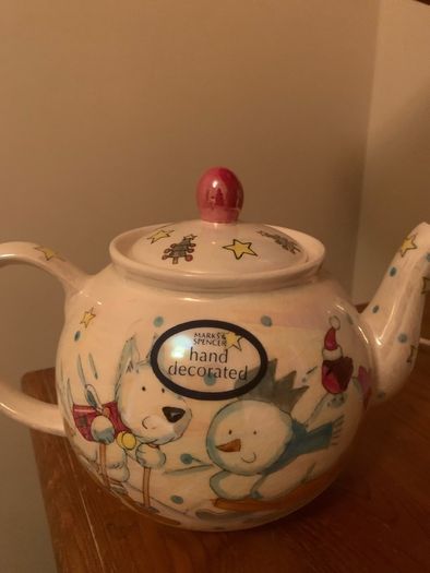 Festive teapot