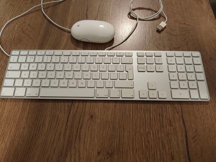 Apple keyboard and mouse