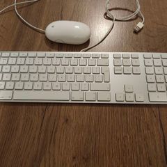 Apple keyboard and mouse