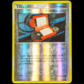 Pokedex HANDY910is 111/130 Reverse Uncommon Diamond and Pearl Base Set Pokemon Card