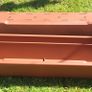 Two Large Plastic Garden Planters  80cm Image 3