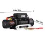 13500 LBS Electric Winch 12V 6120KG 13500LBS For 4X4 92FT Synthetic Trailer Ropes Towing Strap Image 6