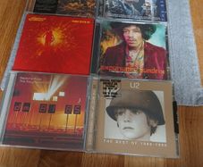 Cd Hendrix Ian Dury Chemical Brothers deus Depeche mode u2