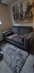 2 seater grey sofa