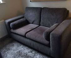 2 seater grey sofa