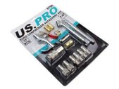 US Pro by Bergen Tools 17pc EURO Air Compressor Accessory Kit Air Blow Gun 8786