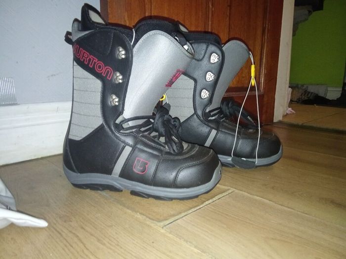 Shoes and Snowboard