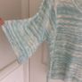 Turquoise and white jumper NEW Image 3