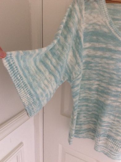 Turquoise and white jumper NEW