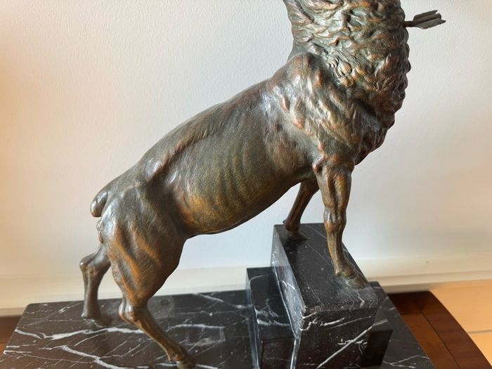 Bronze Stag on marble