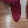 Primark  Over The  Knee  Wine  Boots.  Size 6..  B.N.W.T Image 5
