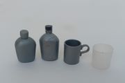Palitoy Action Man Bottles &amp; Cups