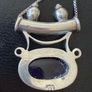 Amethyst silver necklace Image 4