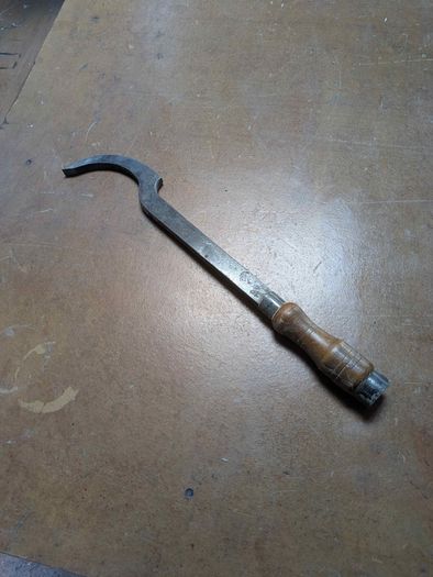 Old rare Swan neck mortice chisel
