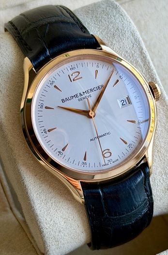 Baume & Mercier Clifton 18K Gold Watch