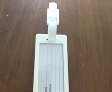 suitcase name tag