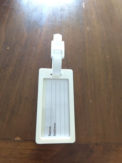 suitcase name tag