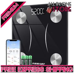 Body Fat Scales, INSMART Smart Digital Bathroom Weight Weighing Scales for Body Composition Analyzer with Smart APP, Body Composition Fitbit Scales for Fitness (FREE SHIPPING)
