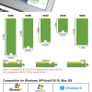 M.2 NGFF or MSATA to SATA 3.0 Adapter USB 3.0 to 2.5 SATA Hard Disk 2 in 1 Converter Reader Card with Cable for PC Laptop Image 3