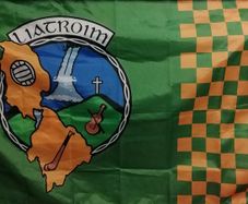 Leitrim GAA flag 5ft x 3ft.