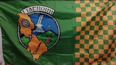 Leitrim GAA flag 5ft x 3ft.
