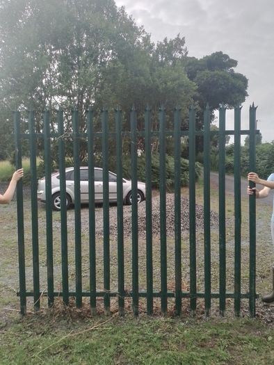 Large Steel Fencing Panels X3 heavy duty