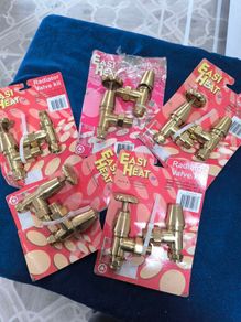 Solid brass radiator valves X5