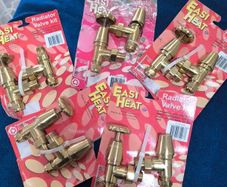 Solid brass radiator valves X5