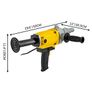 2180W Handheld Diamond Core Drill Rig Concrete130mm Wet/Dry Electric Stepless Speed Drilling Tool Image 2