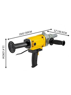 2180W Handheld Diamond Core Drill Rig Concrete130mm Wet/Dry Electric Stepless Speed Drilling Tool