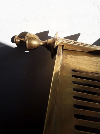 Brass Adams style fire fender
