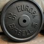 25kg x 2 standard 1" diameter cast iron Image 2
