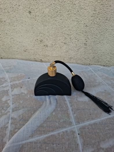 By post only vintage black perfume bottle