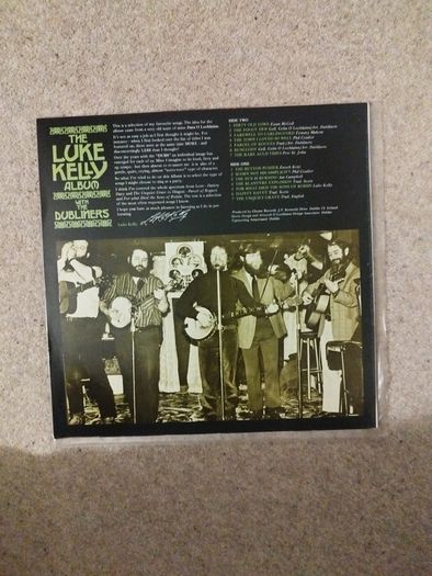 Luke Kelly with the Dubliners lp