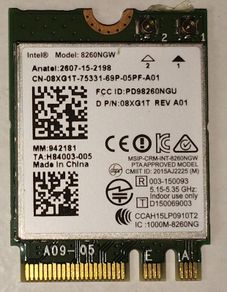 FREE POST - Intel Dual Band Wireless-AC 8260 (8260NGW) M2 WiFi Card