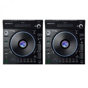 Pair of Denon DJ LC6000 Prime controllers with 2 UDG Cases