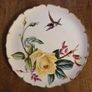 Beautiful Antique Hand Painted China Set Hummingbird Wall Plaques / Plates Image 2