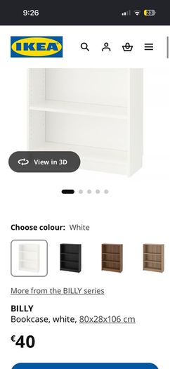 Ikea Billy shelf