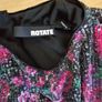 Rotate Birger Christensen Sequin Floral Mini Dress Image 6