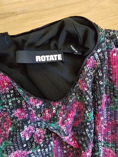 Rotate Birger Christensen Sequin Floral Mini Dress